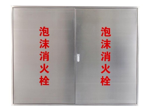 平开2/3全钢门泡沫消火栓箱 平开2门全钢泡沫消火栓箱