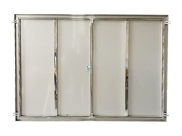 平开2/3开泡沫消火栓箱全钢门