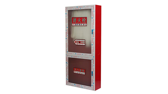 舜凯消防：<i style='color:red'>2平开门冷轧板带玻璃泡沫消火栓箱</i>案例