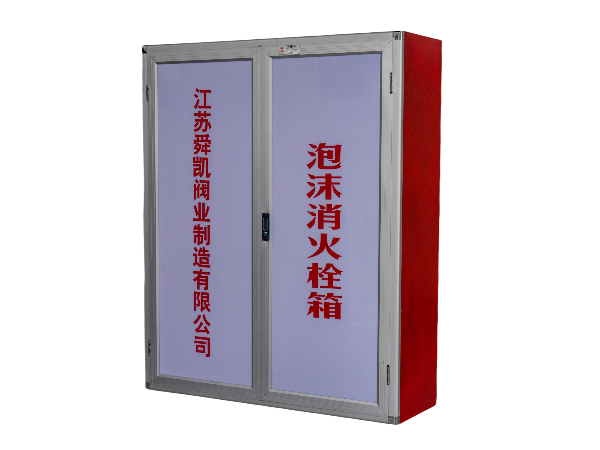 平开2玻璃门泡沫消火栓箱侧面图(1)
